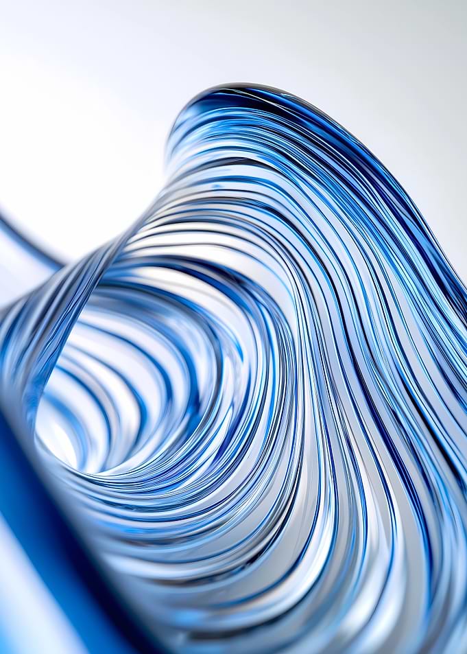 Abstract Blue Swirls