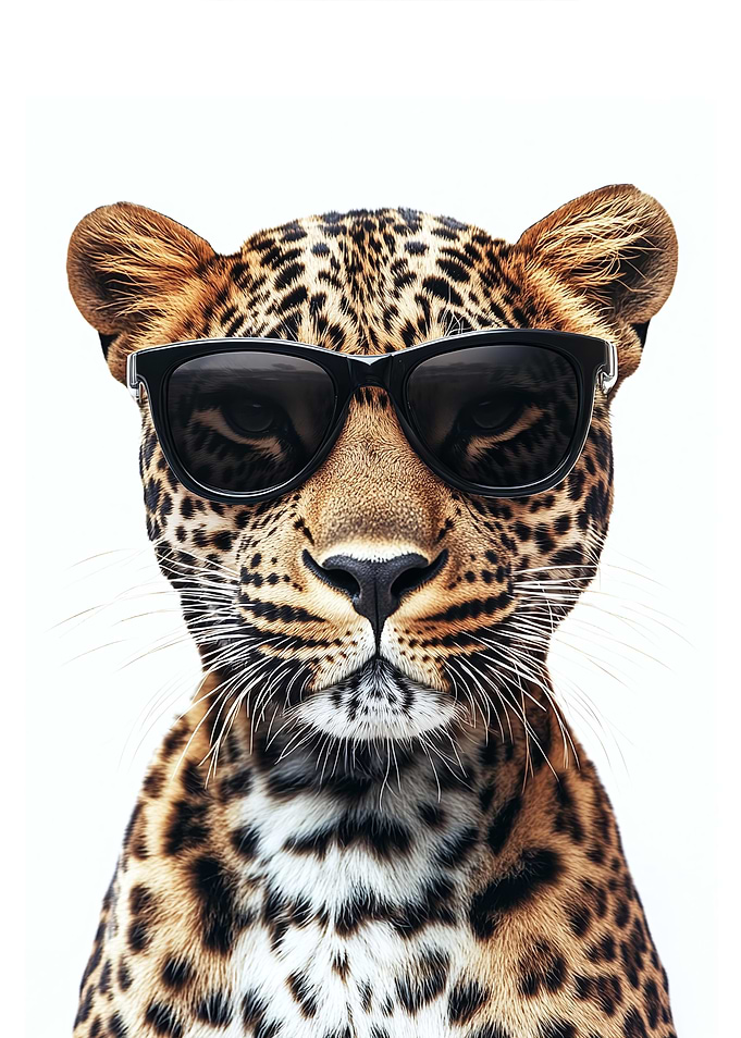 Cool Leopard in Sunglasses