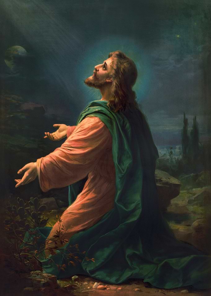 Jesus Praying in the Garden