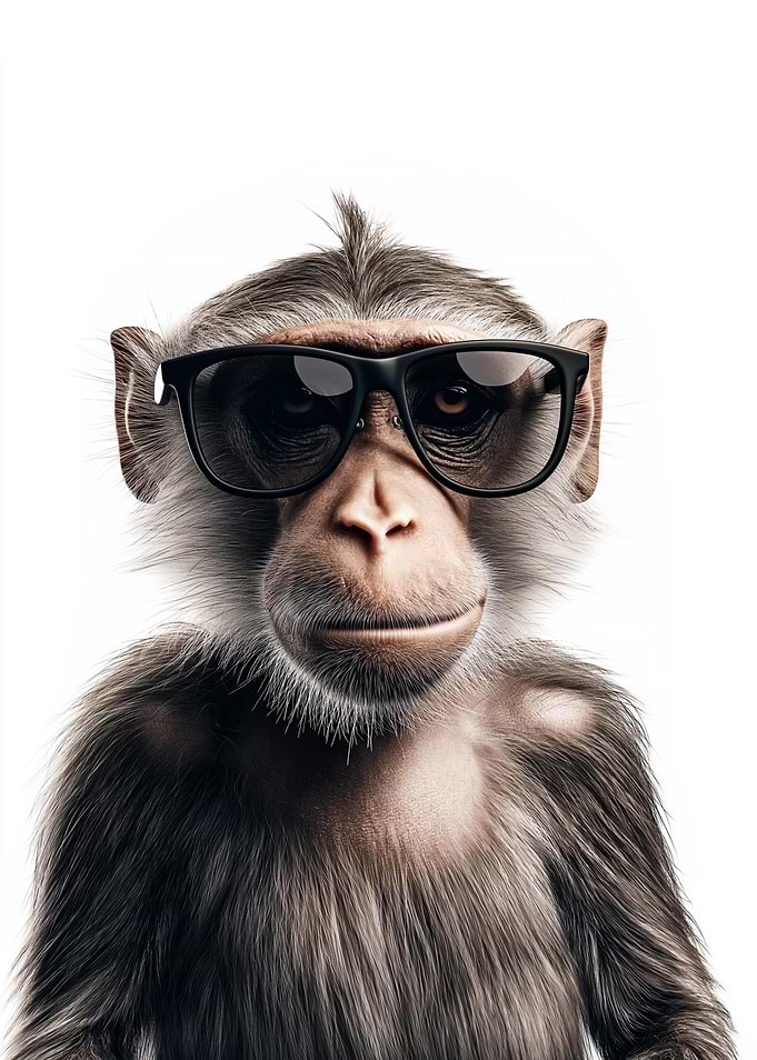 Cool Baboon in Sunglasses