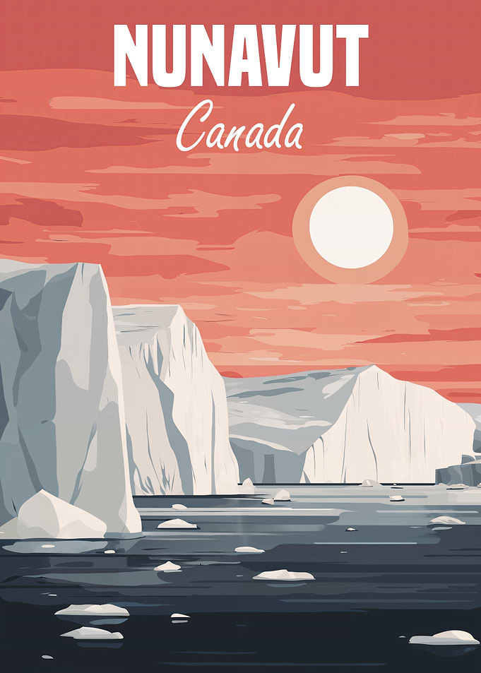 Nunavut Canada Landscape Poster