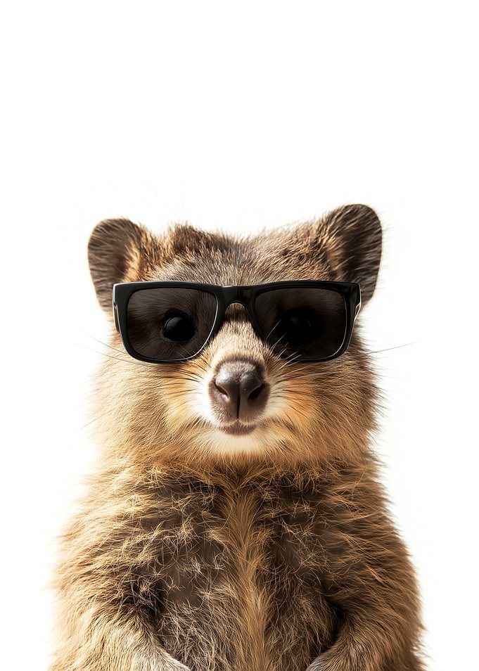 Cool Quokka in Sunglasses