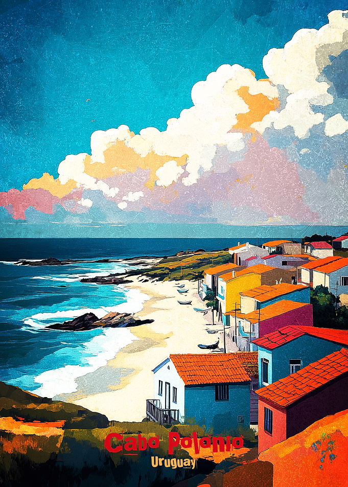 Cabo Polonio Art Poster