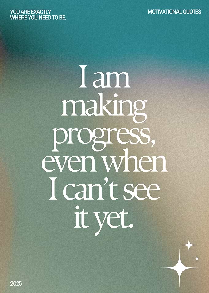 Minimalist Positive Affirmation Print - Motivational Quotes for Self-Love and Empowerment