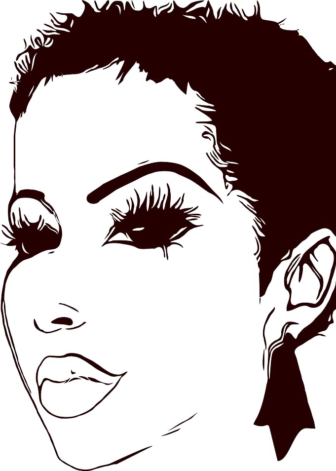 Woman with Short Hair