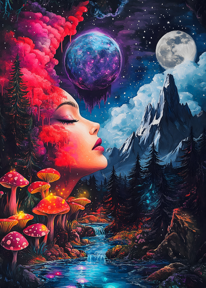 Dreamy Forest Night