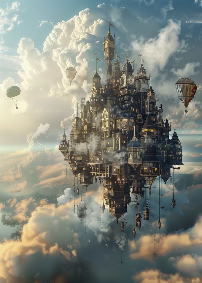 Futuristic Floating City