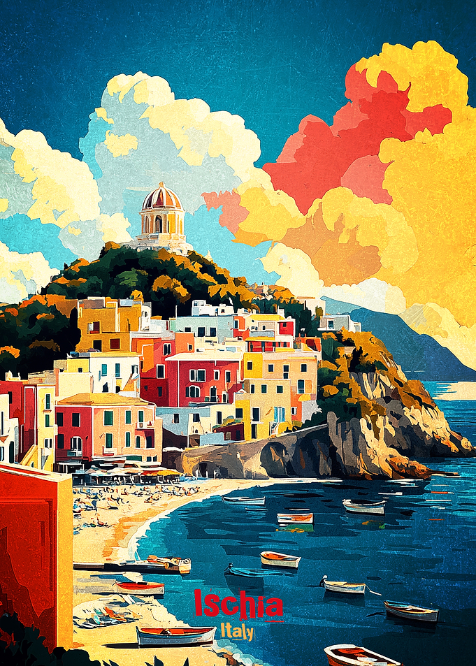 Ischia Art Poster