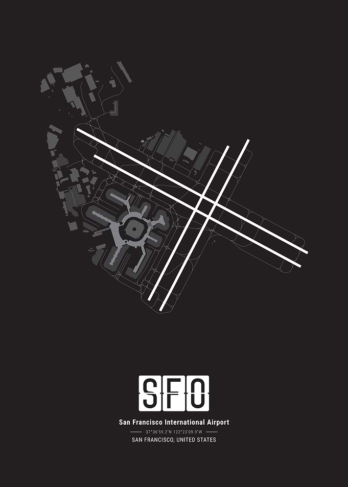 San Francisco Airport Layout