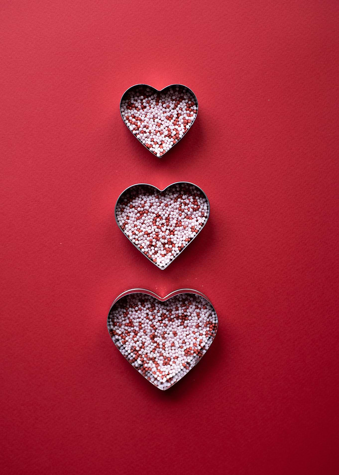 Heart-Shaped Sprinkles