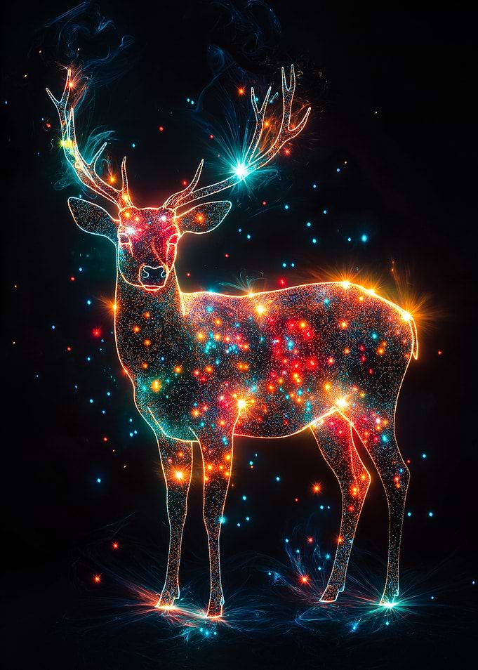 Glowing Magic Deer