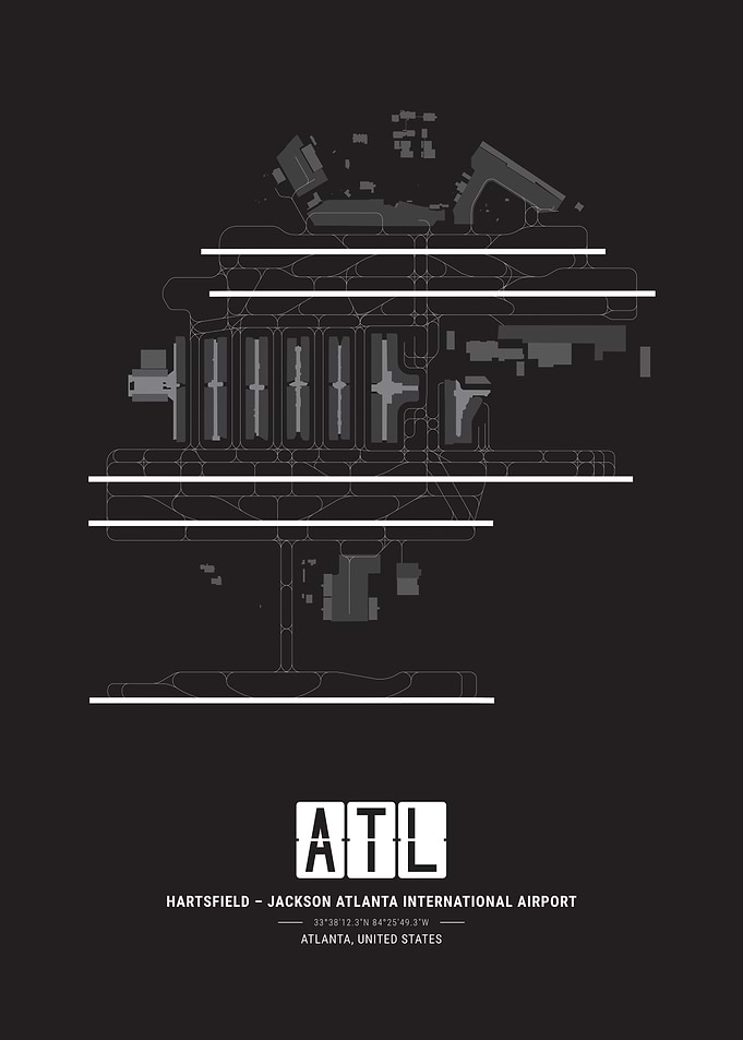 Atlanta Airport Layout