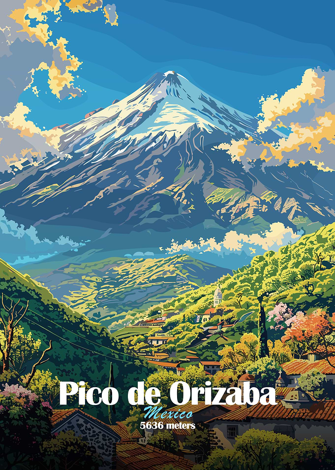Pico de Orizaba Mountain