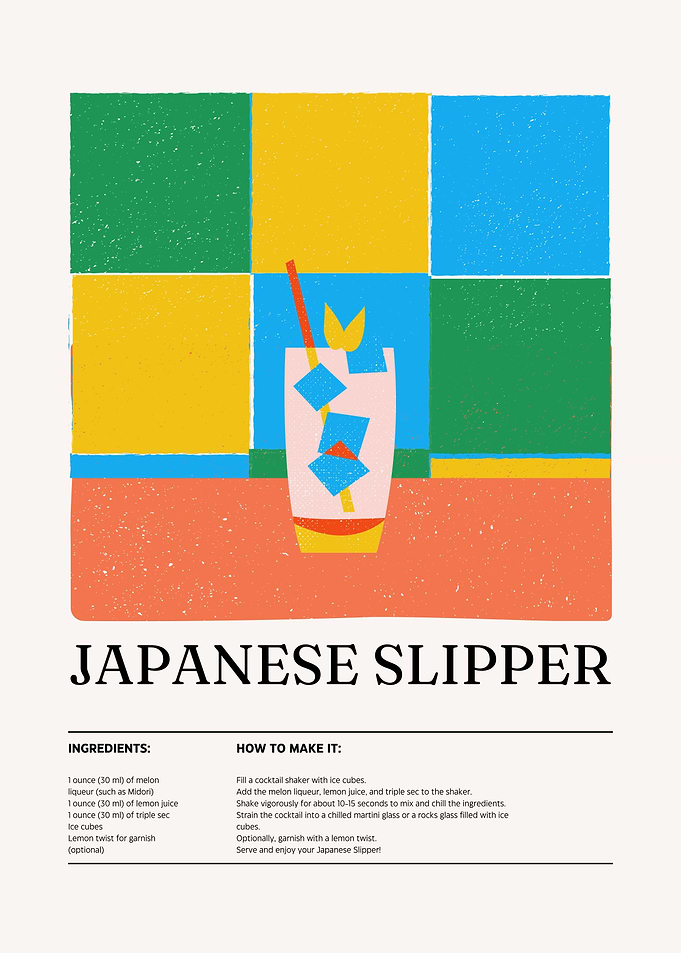 Japanese Slipper Cocktail Recipe