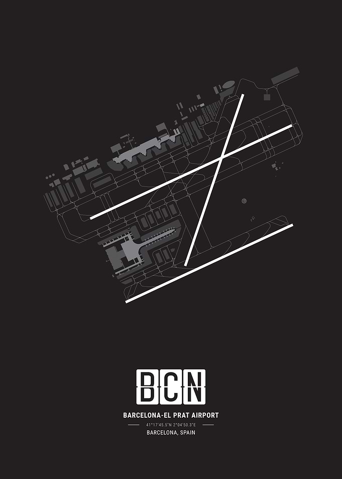 Barcelona Airport Map