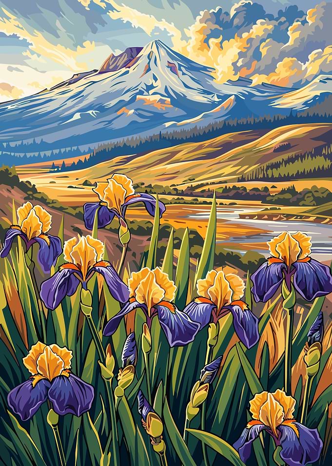 Mountain Irises