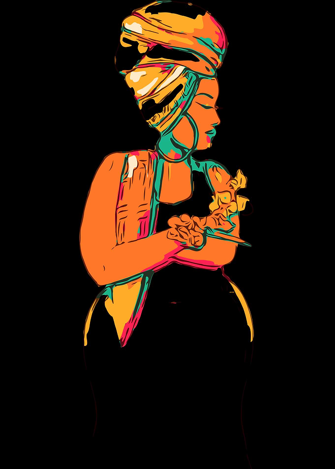 Woman in Headscarf