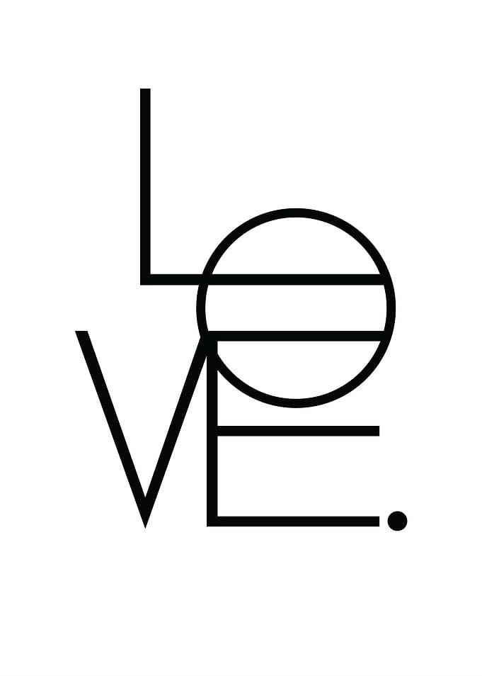 Geometric Love Art