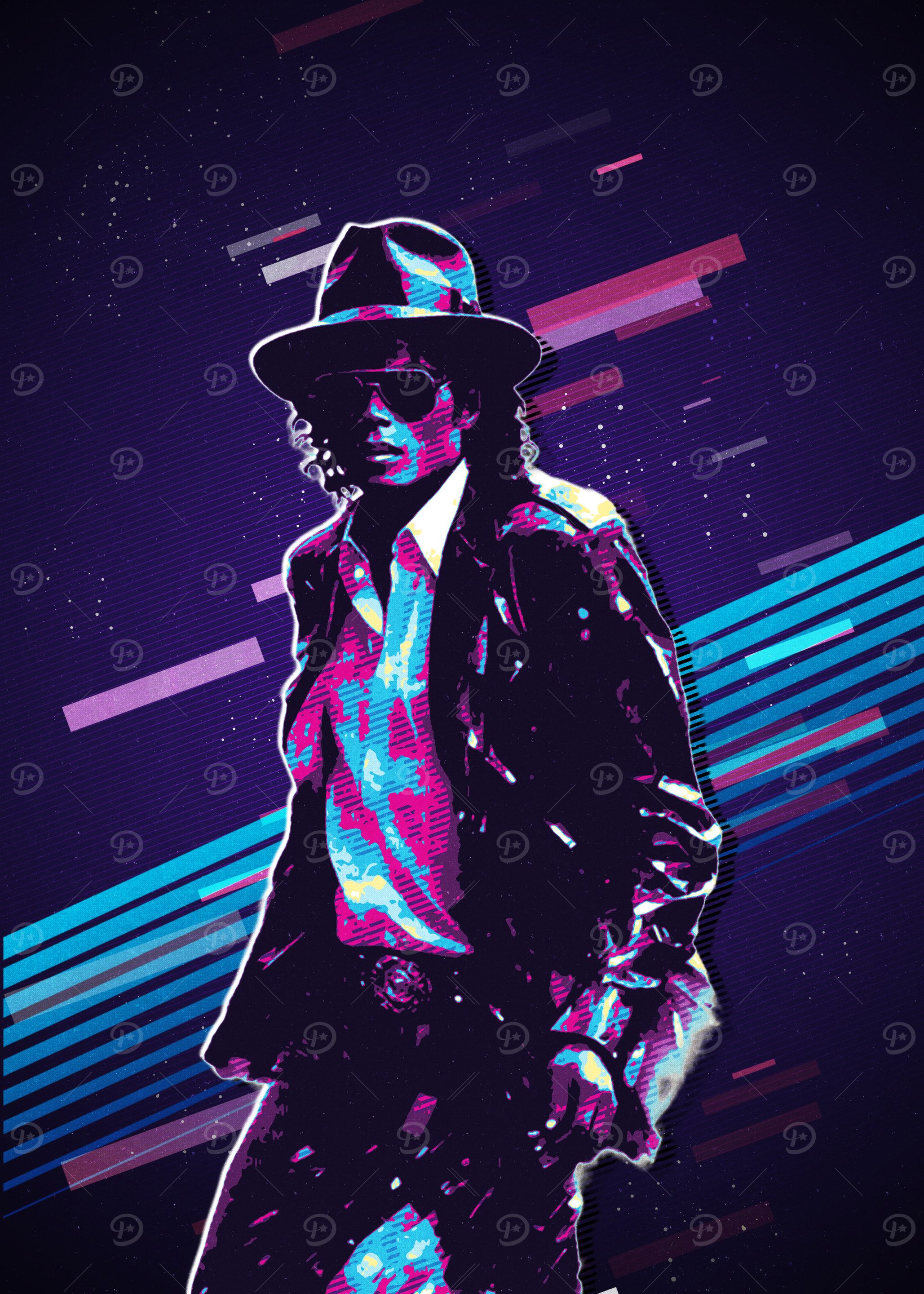 Michael Jackson Retro Art