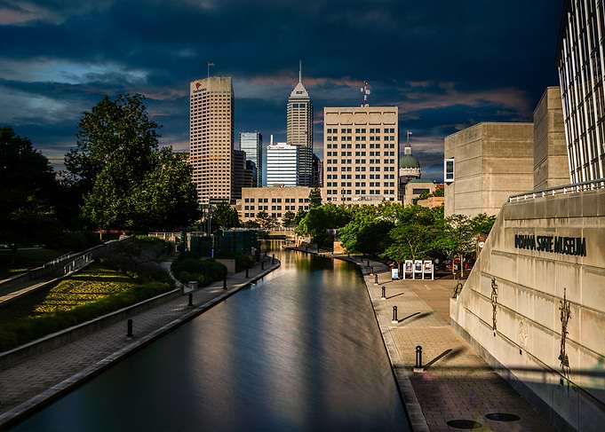 Indianapolis Skyline Canal