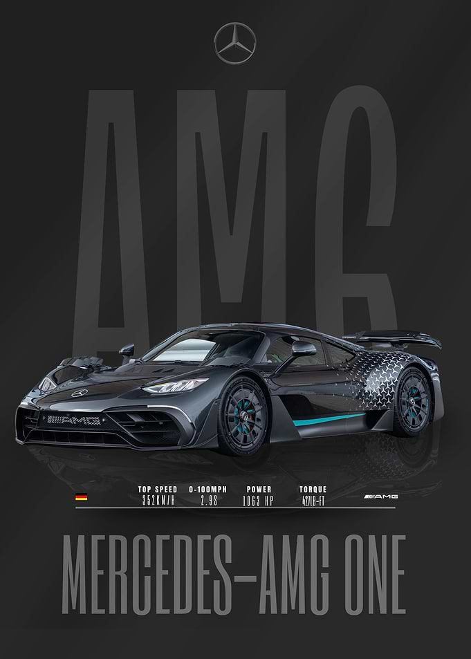 Mercedes-AMG One Supercar Poster