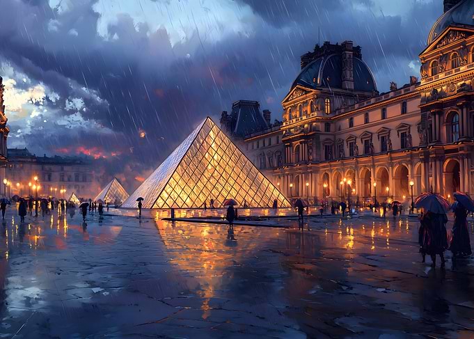 Rainy Night in Paris