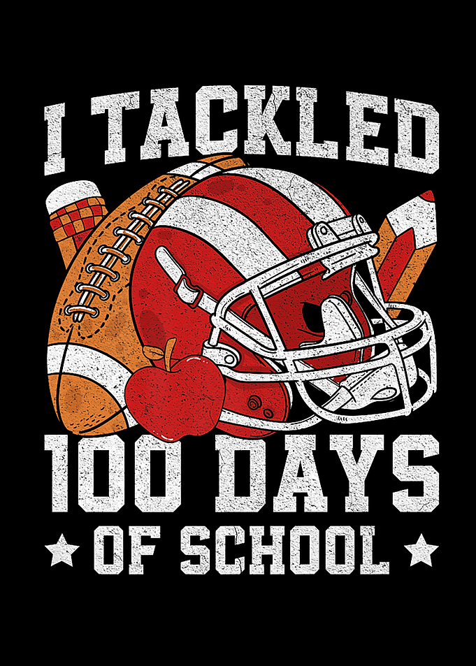 100 Days of School Football
