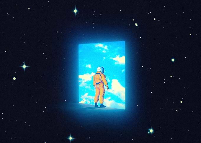 Astronaut at the Gateway