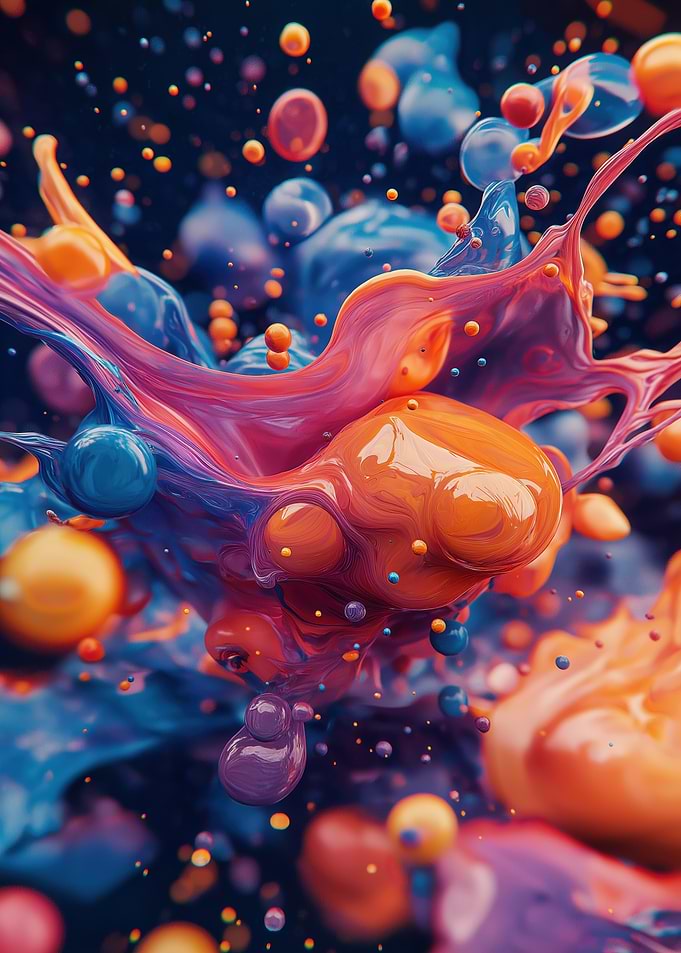 Abstract Color Burst