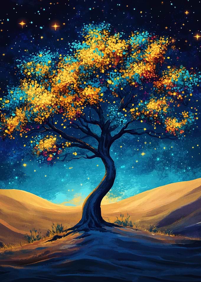 Night Sky Tree