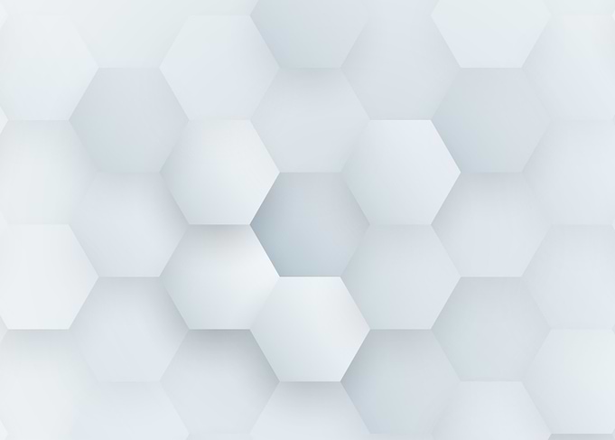 White Hexagon Pattern