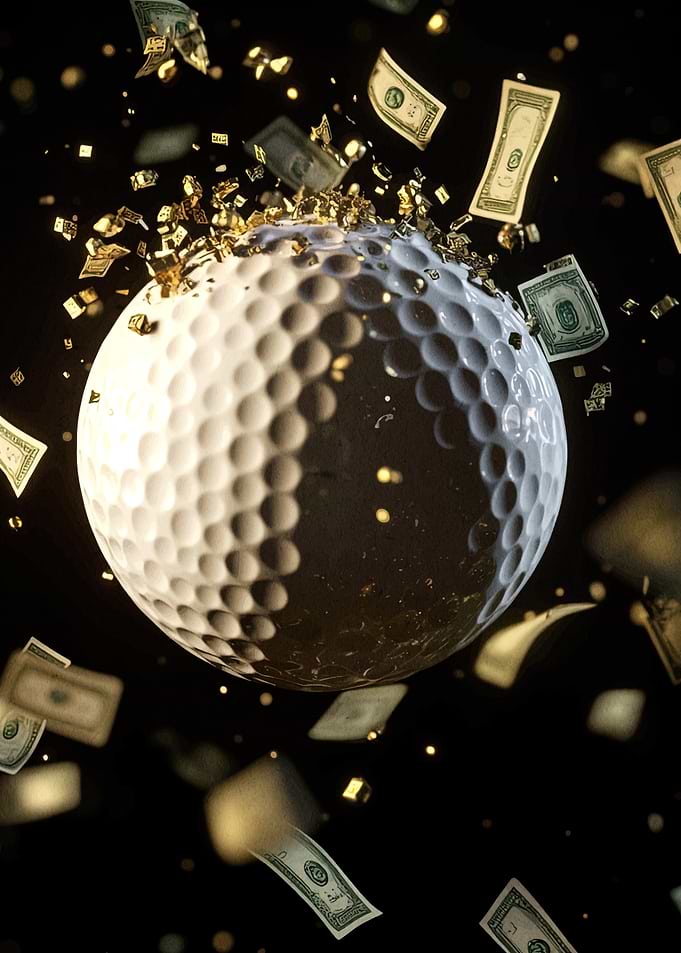 Golf Ball Money Shower