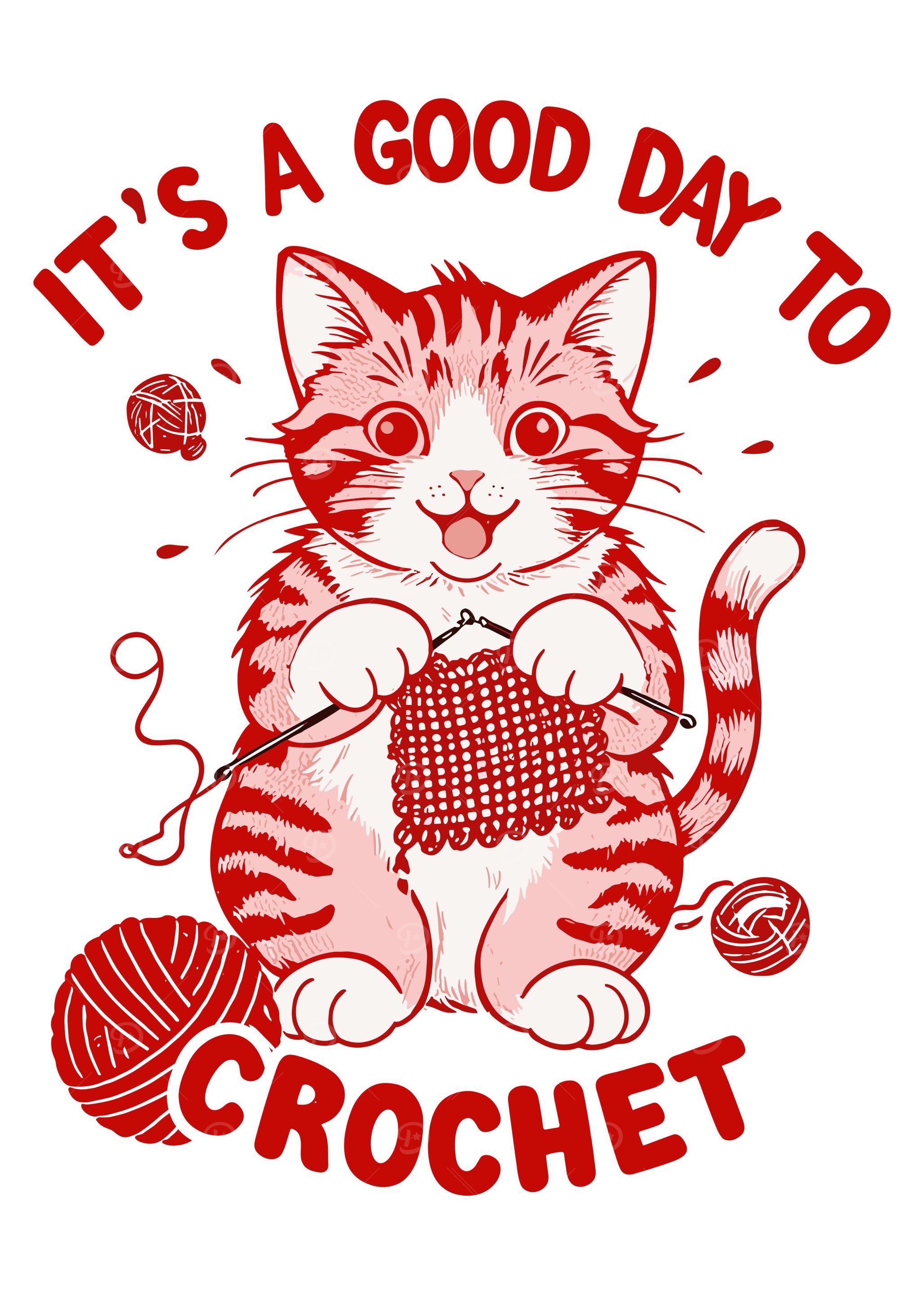 Cat Crocheting