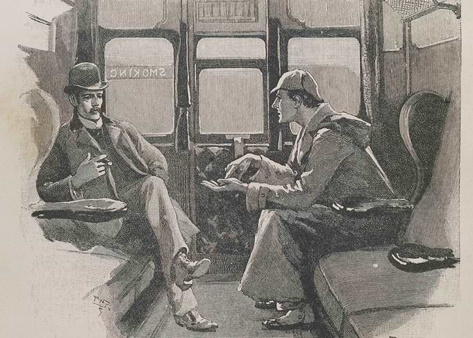 Sherlock Holmes Train Scene