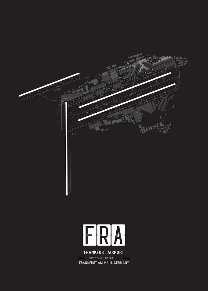 Frankfurt Airport Map