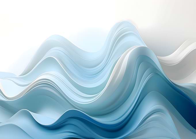 Abstract Blue Waves