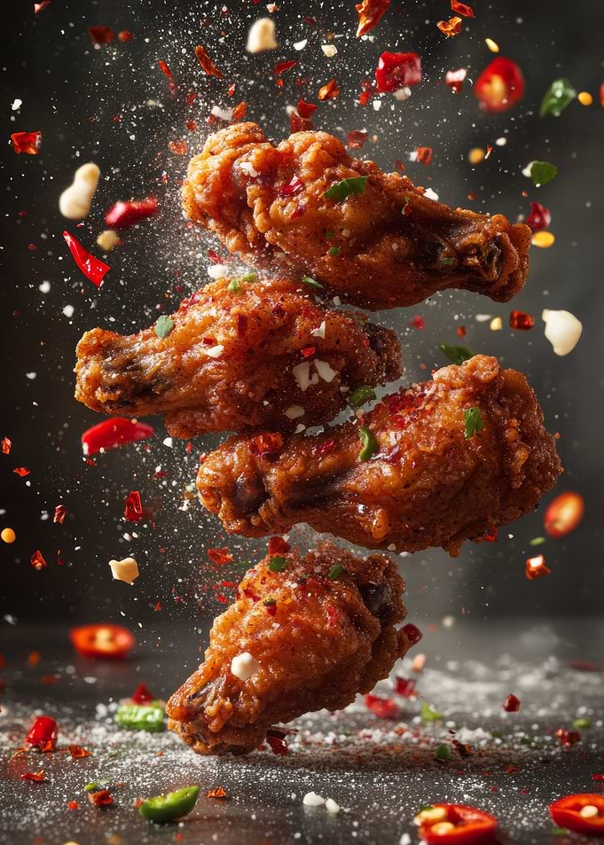 Spicy Fried Chicken Wings