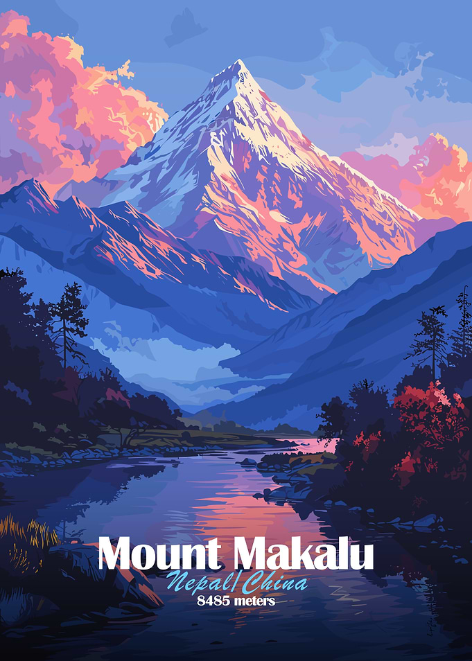Mount Makalu Poster