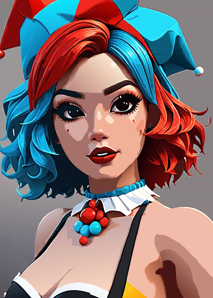 Jester Girl Digital Art