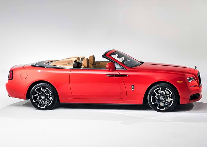 Red Rolls Royce Dawn