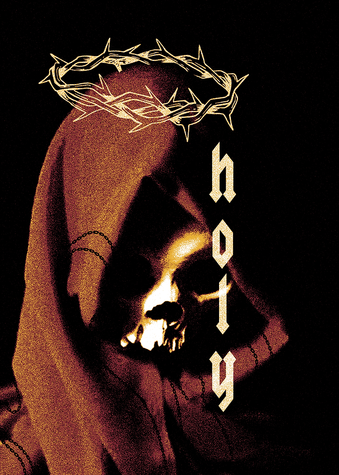 Holy Skull Brutalist Y2K