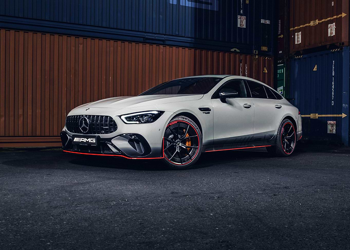 White Mercedes-AMG GT 63 S