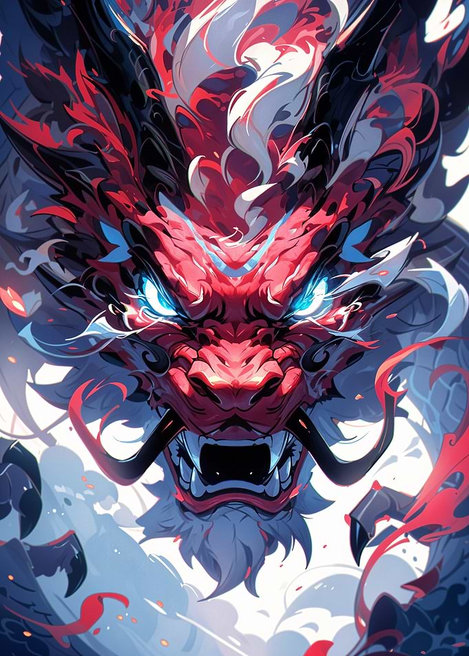 Red Dragon Illustration
