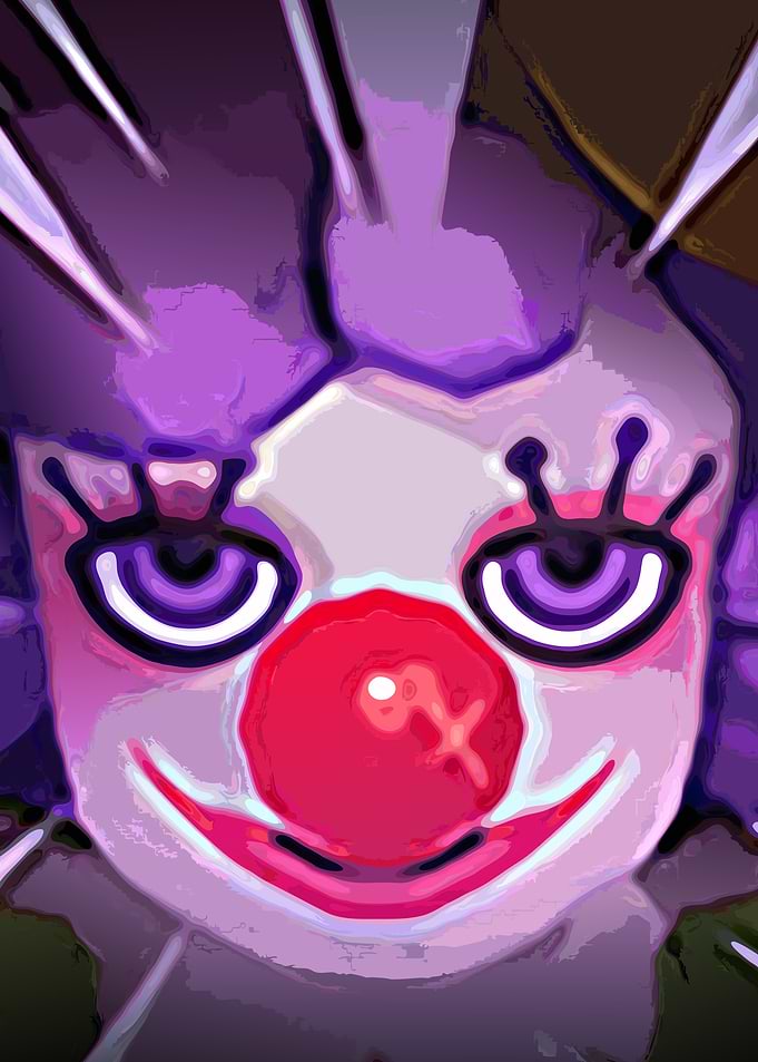 Creepy Clown Portrait