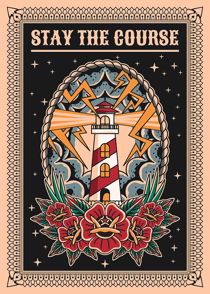 Lighthouse Tattoo Flash