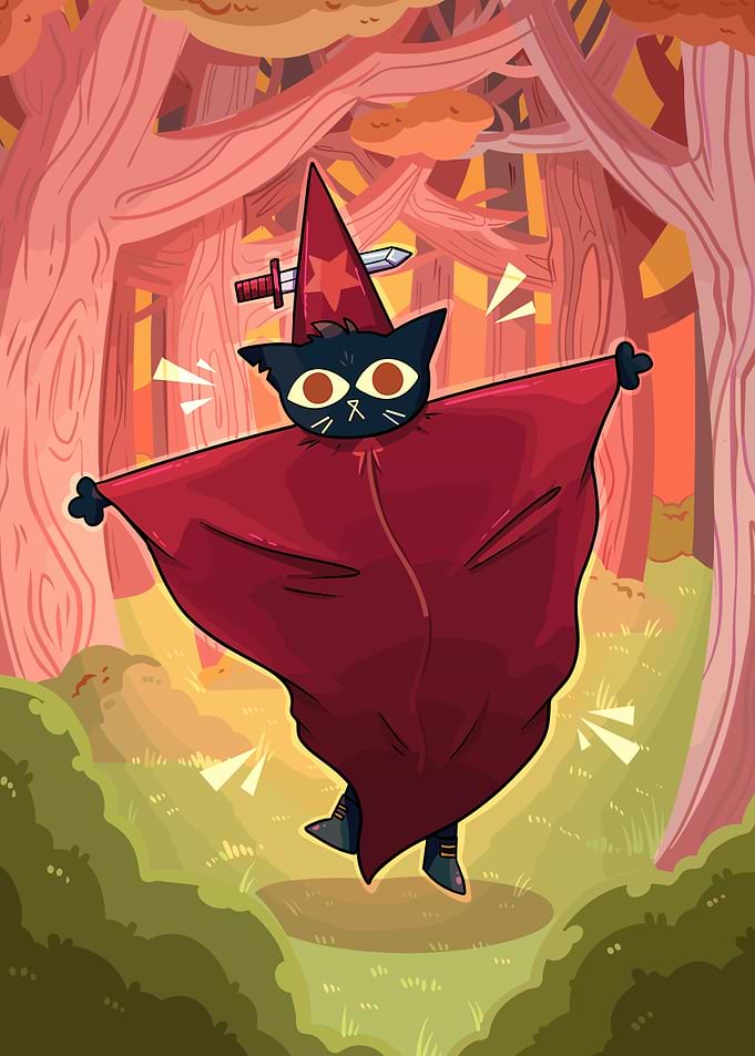 Cat in a Red Cape