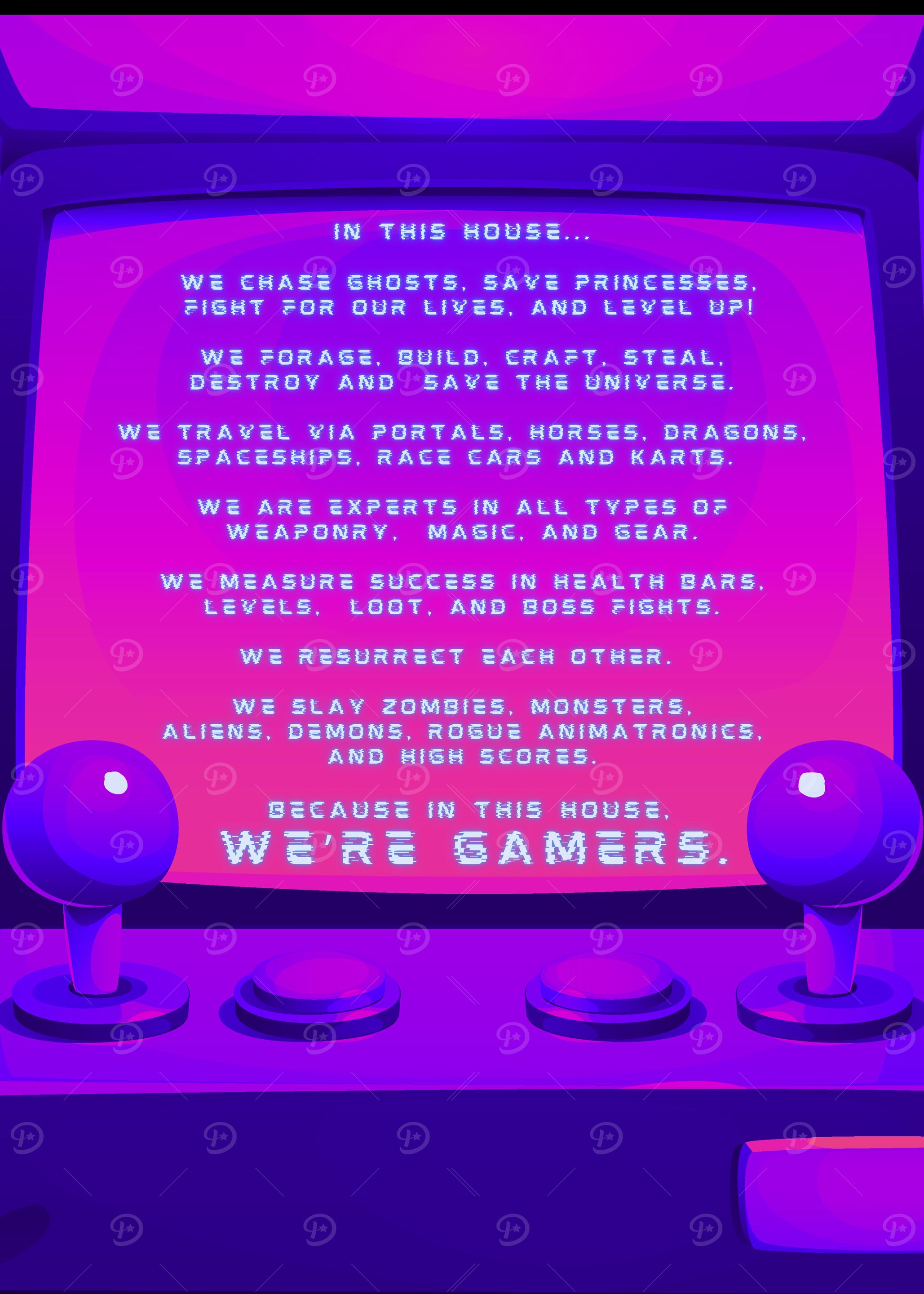 In This House, We're Gamers