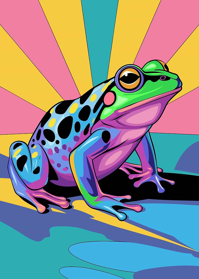 Whimsical Frog