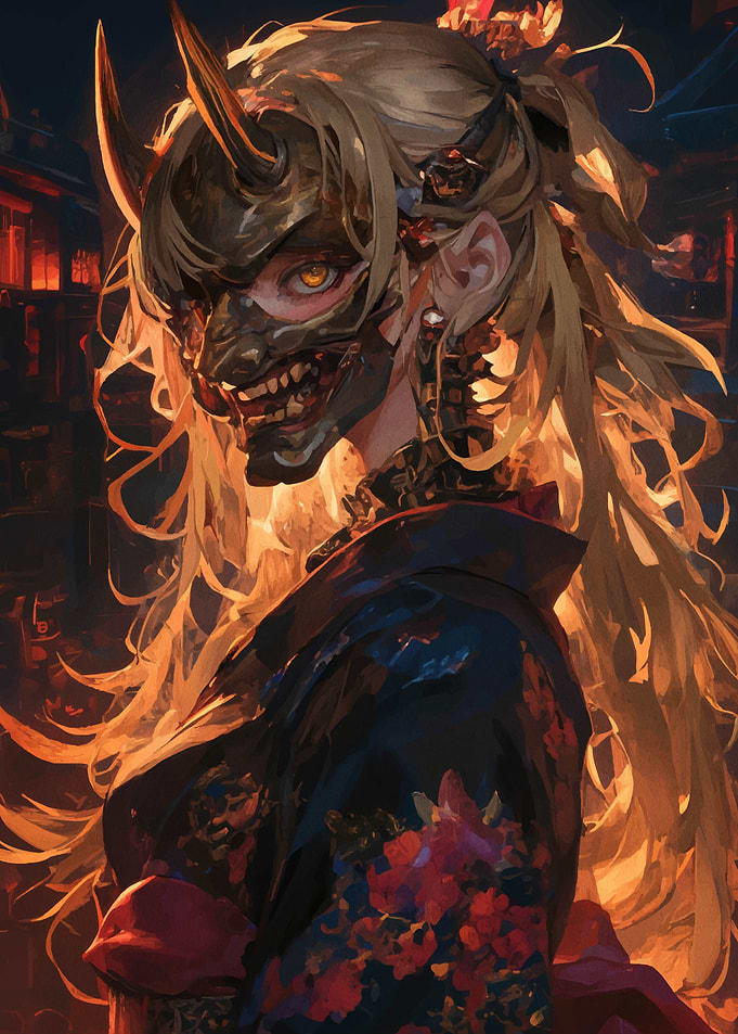 Demon Mask Woman