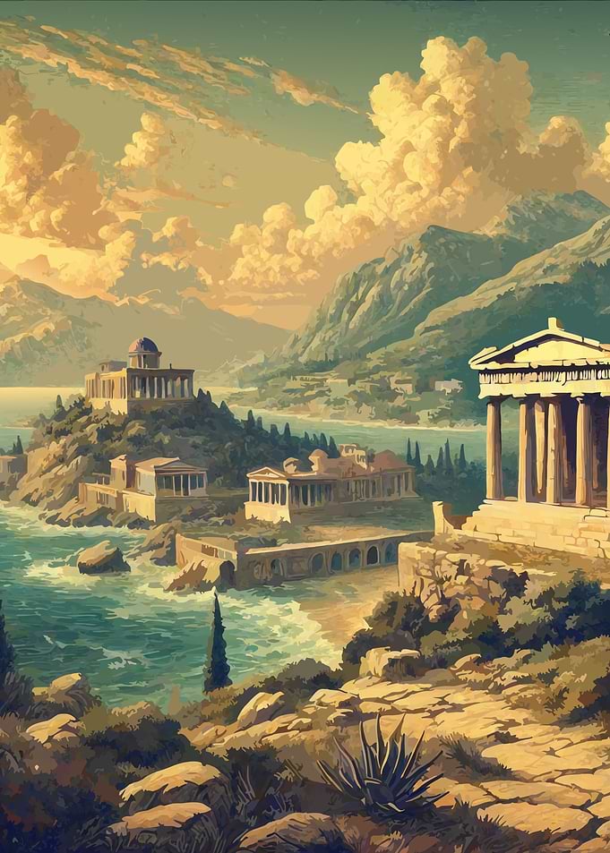 Ancient Greek Cityscape
